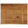 Vidaxl Blat Stołu Z Naturalną Krawędzią, 100X80X3,8 Cm, Drewno Mango