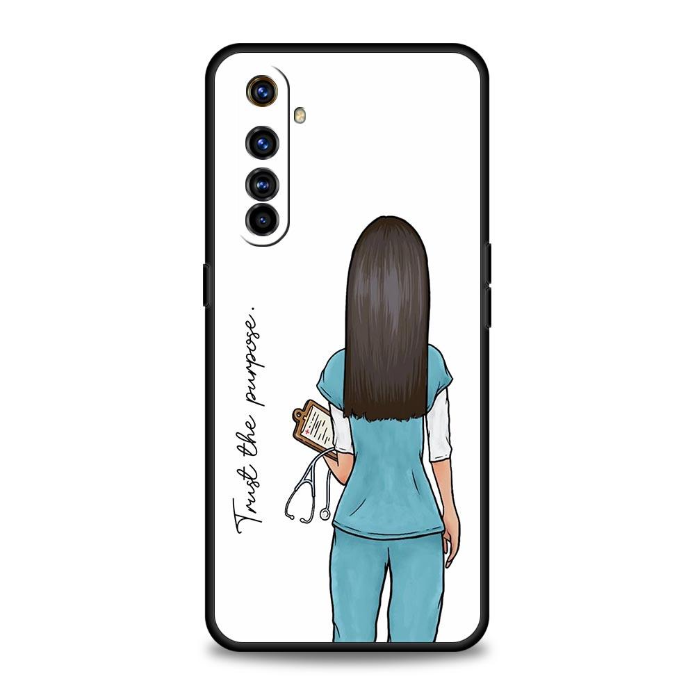 Медицинский чехол Доктор Медсестра Медицина Для Realme 12 11 10 9 8 5G 7 6 GT5 GT3 GT2 Pro C21 C25 C35 Для Realme GT Neo 2 3 3T 5 Чехол