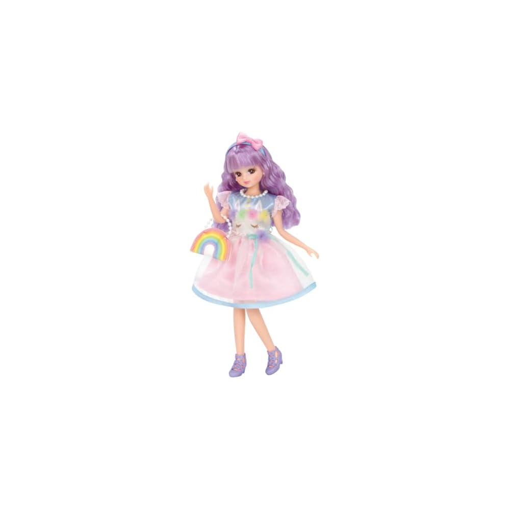 Takara Tomy Licca Dreamy Unicorn Doll LD-15 Dress-Up Toy for Kids 3 Years and Up Safe Certified