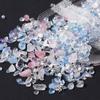 1 Pack Irregular Nail Crystal Gravel Glass Crushed Stones Jade For Nails Decoration Accessories Parts Manicure Rhinestone Charms