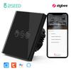 BSEED Zigbee Smart Touch Blinds Switch Electric Wall Roller Shutter Switch Tuya Smart Life APP Google Home Alexa Voice Control