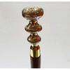 Antiques Era Brass Nautical Designer Round Brass Knob Handle Antique Victorian 36inch Wooden Walking Stick Collectible Men's & Women's Gift for Elders