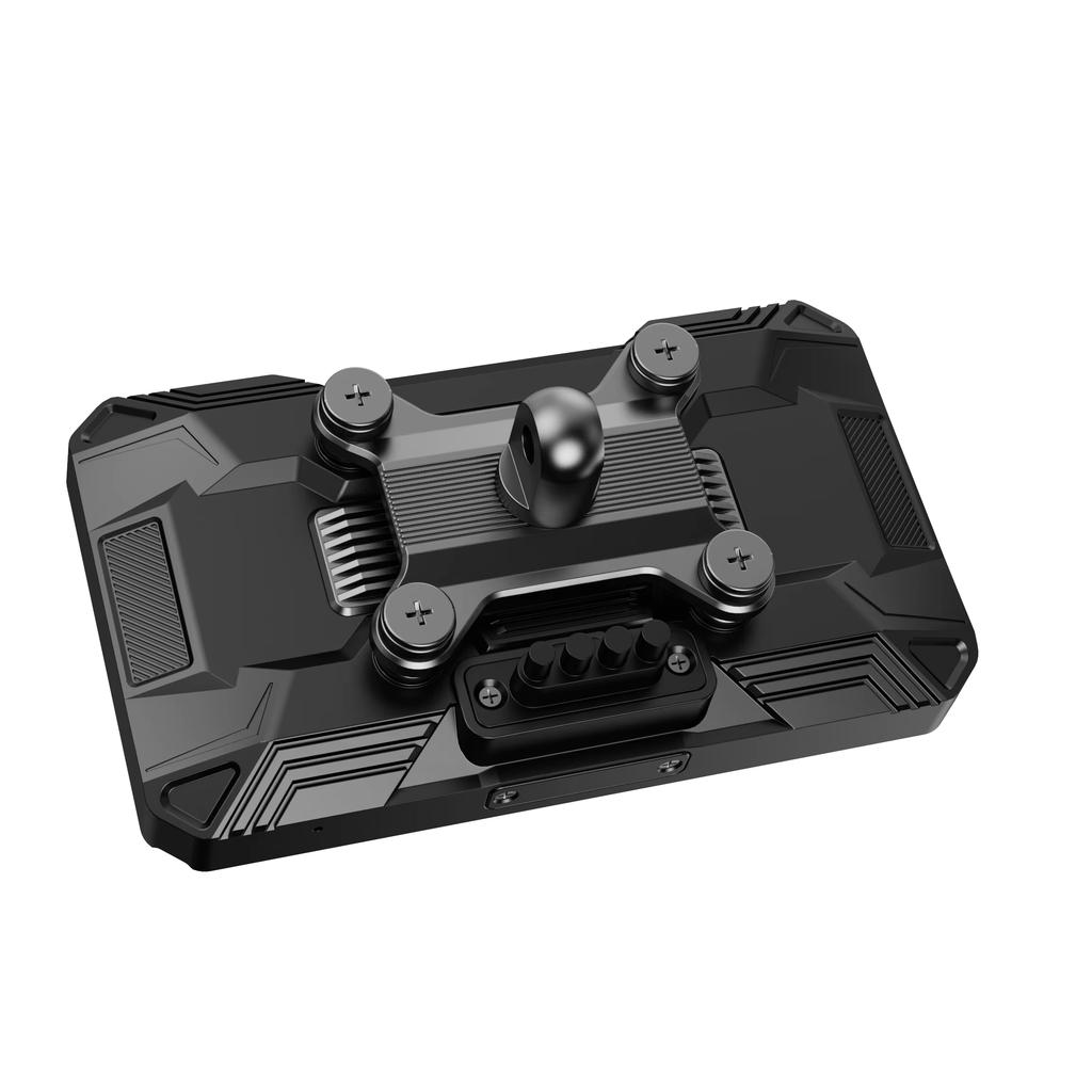 5 Portable Motorcycle GPS Navigator Mirror Link Backup Camera Waterproof Handlebar Mount Worldwide Map Android Auto 1 Year