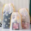Waterproof Drawstring Bag Cartoon Daisy Travel Shoe Bag  Travel/Bussiness Trip
