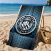City Football Club Printed Microfiber Beach Towel, Soft And Absorbent, Quick-Dry, Ideal for Summer Travel, Beach Essential, Swimming Pool