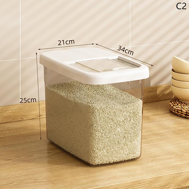 Креативное ведро для риса, резервуар, влагонепроницаемый, защищенный от насекомых, герметичный контейнер для хранения риса, контейнер для пищевых продуктов из зерновых, кухонные аксессуары