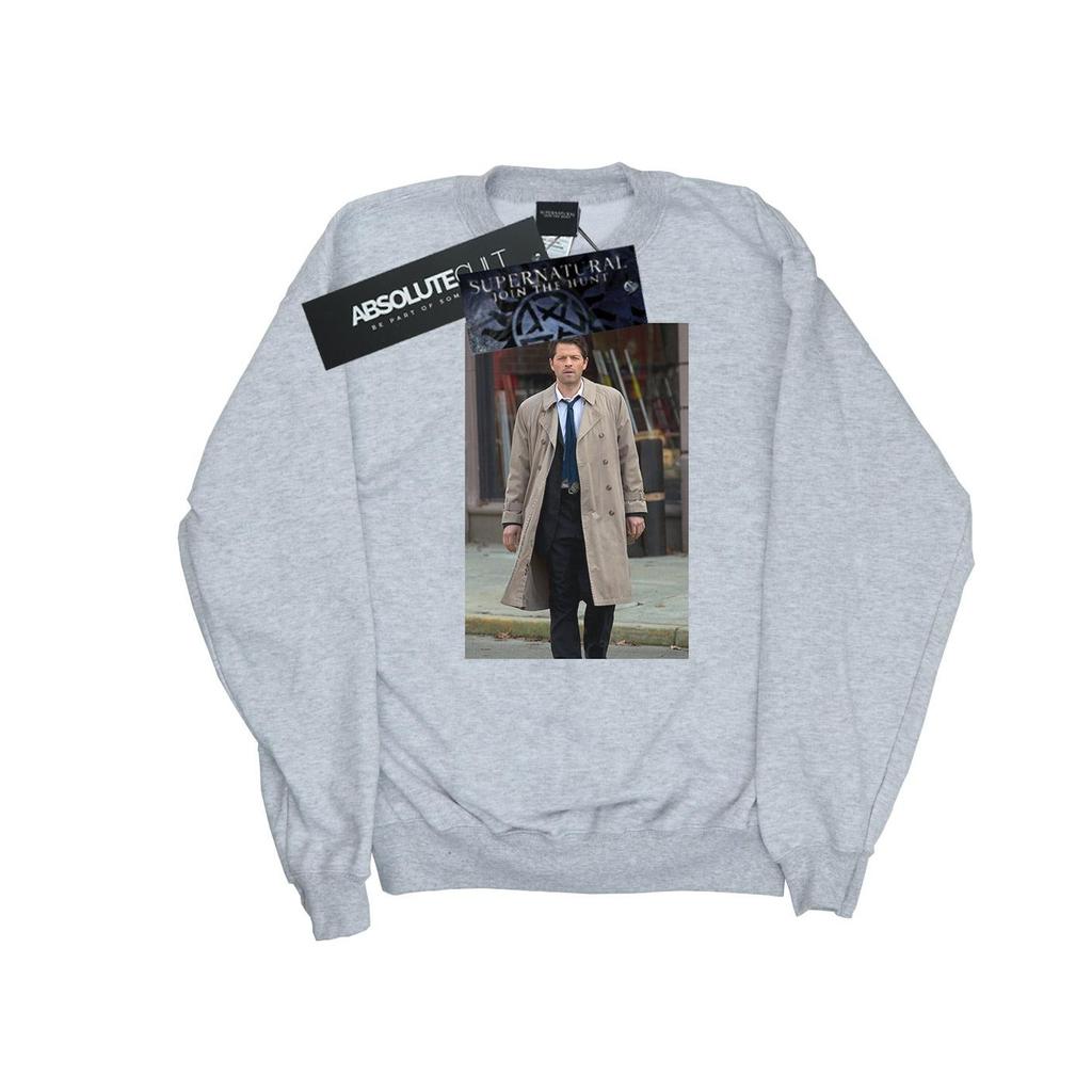 Supernatural Mens Castiel Photograph Sweatshirt