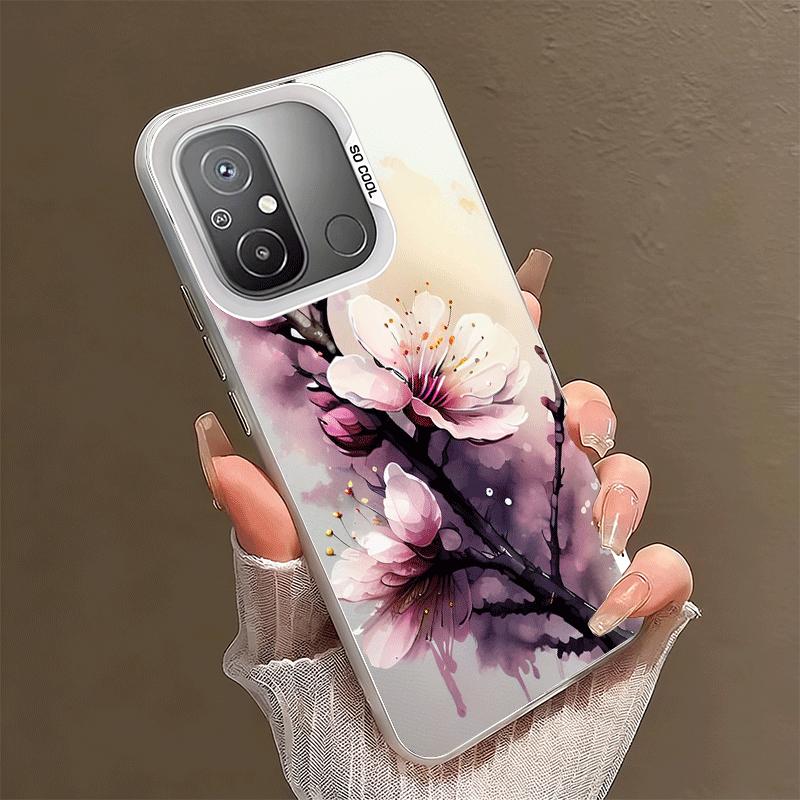 Cherry Blossom Sakura Fashion Shockproof Phone Case for Xiaomi Poco X7 X6 X5 X3 Pro F7 Ultra M8 Redmi 15C 15 14C 13C 12C 10C 13