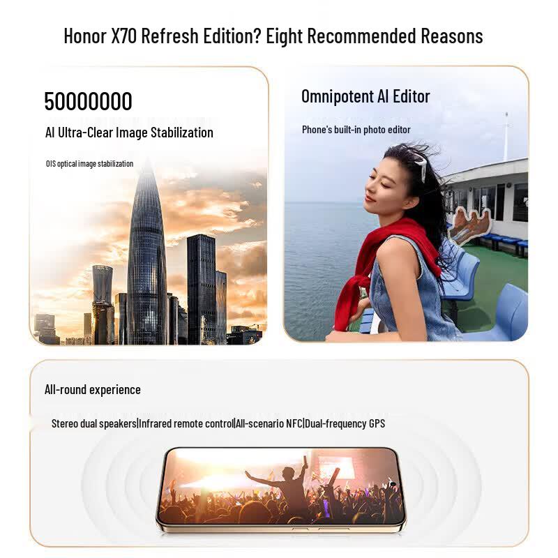 Honor X70 Обновленная версия ИИ-смартфон (Китайская версия)