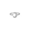 Texture Moon Open Ring Personality Sweet Lava Crescent Index Finger Ring
