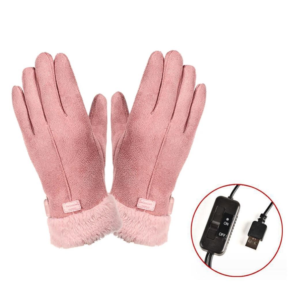 Full Finger Heating Thermal Mitten  Electric Heated Gloves  Outdoor Activities