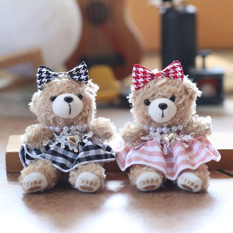 Плюшевый кулон Шэллимей-медведь из мягкого ПП-хлопка, брелок-медведь, подарок