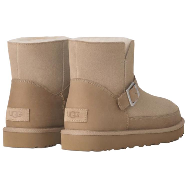 UGG Women's Classic Mini Buckle Sand Boots 1174512-SAN