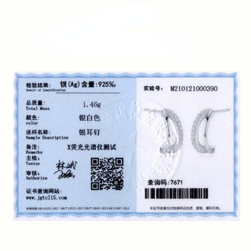 Tancise 925 Sterling Silver Zircon Earrings Drop Earrings For Women Wedding Party Gifts