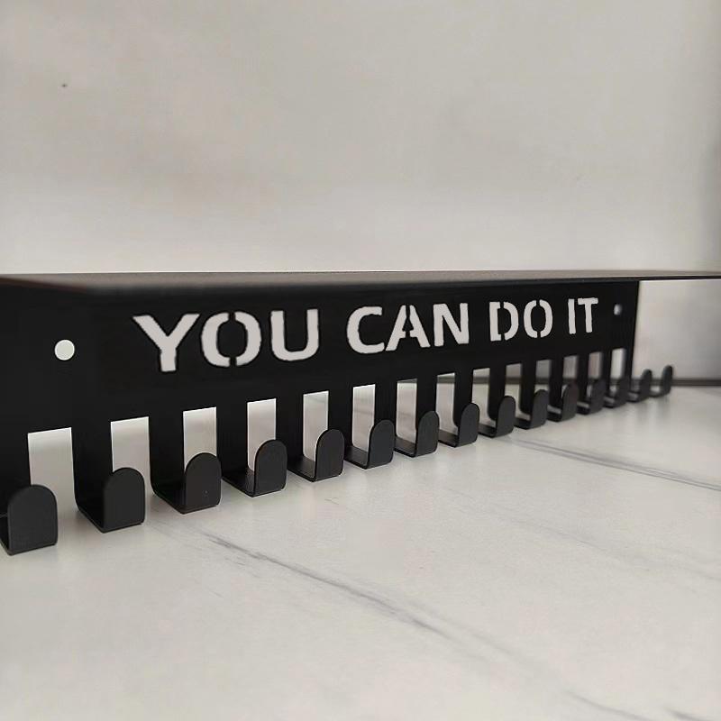 Металлическая стойка для медалей, держатель для медалей, настенный, большой вместимости, держатель для наград для соревнований, футбола, баскетбола, спорта, карате