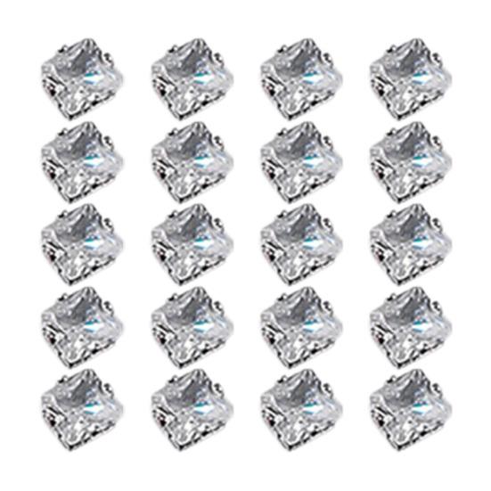 20 шт. украшения для ногтей неправильной формы, сверкающие, неокисляющиеся, нержавеющие, цинковые, блестящие, украшения для дизайна ногтей, маникюр, сделай сам