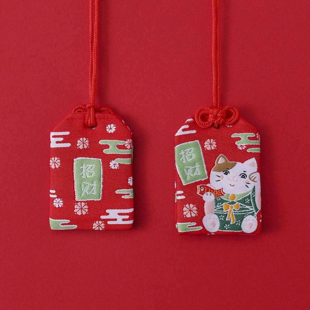 Mini Lucky Charm Pray Fortune Beauty Health Safety Wealth Bag Amulet Japanese Prayer Omamori