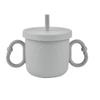 Double Handle Baby Training Cup Portable Toddlers Straw Water Bottle  Liquid Feed
