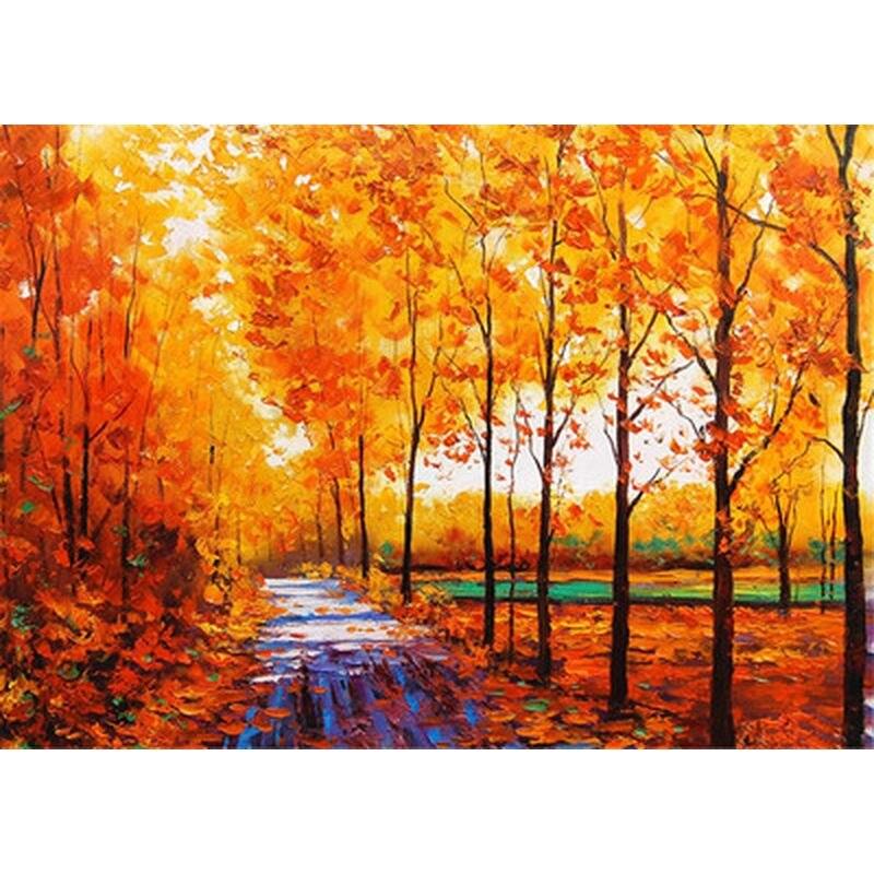 5d Diy Полная круглая алмазная картина Пейзаж Diy Алмазная вышивка крестом Украшение для дома