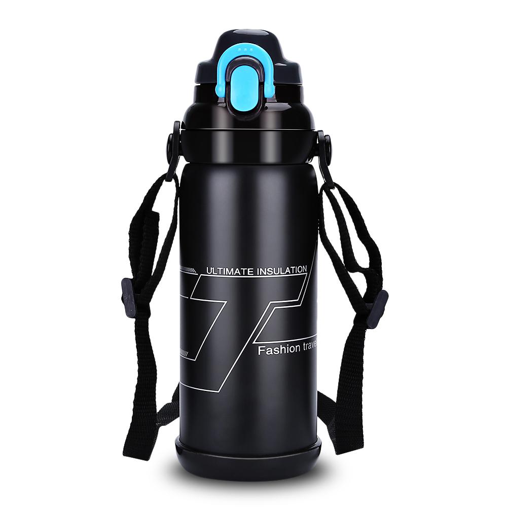 Vacuum Flasks 800ml Stainless Steel Insulated Bottle Outdoor Sports Thermal Coffee Water Kettle