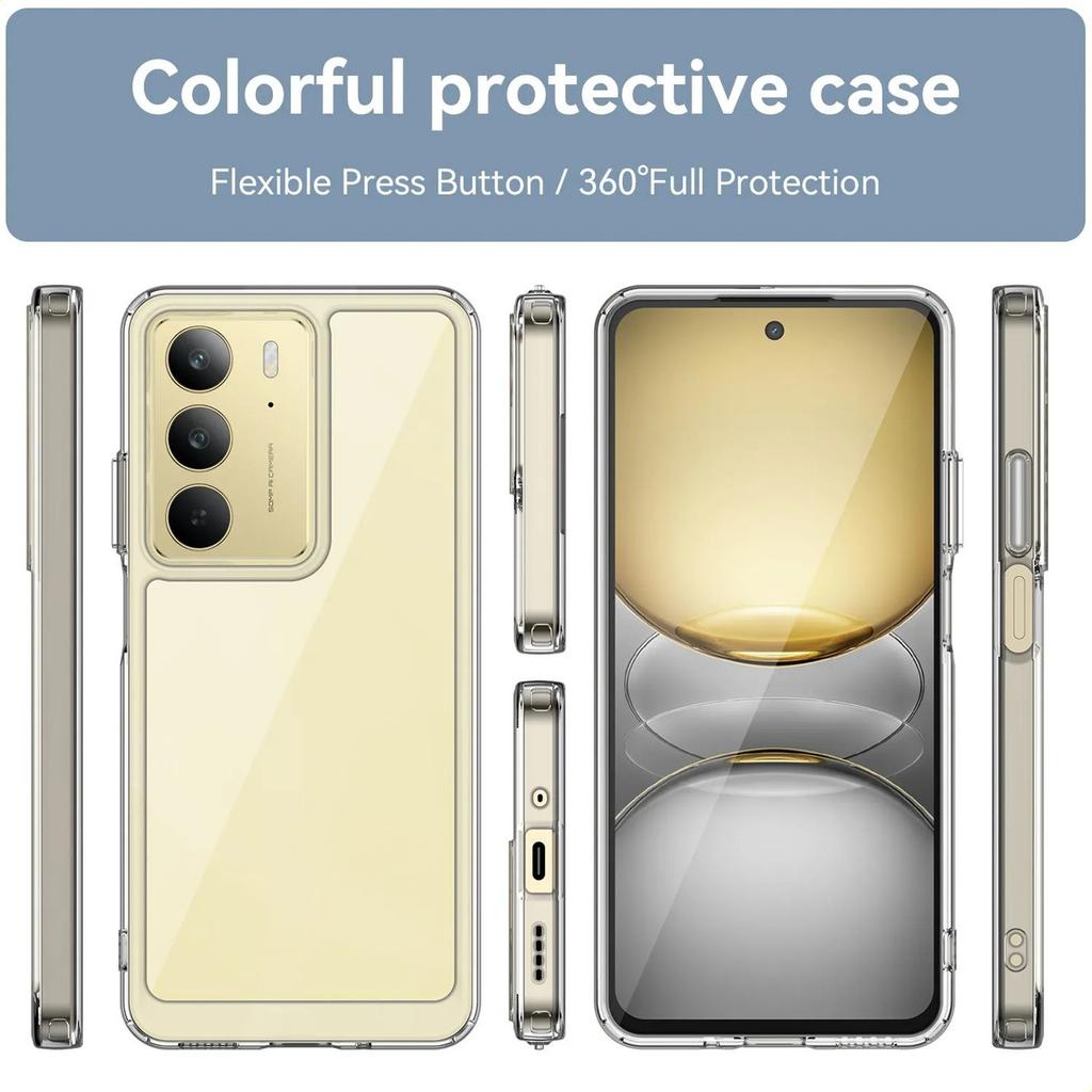 Phone Case For Oppo Realme C75 , Clear Transparent Phone Case Cover For Oppo Realme C75