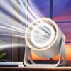 USB Rechargeable Mini Cooling Fan With Digital Screen Portable Wall Mount Desk Fan Quiet Personal Air Cooler For Office Bedroom