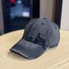 Новая ретро нишевая дизайнерская бейсболка с вышивкой букв для женщин с большим обхватом головы, заклепками, широкими полями, визуально уменьшающая лицо, кепка-утка для мужчин