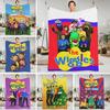 Пледы Wiggles Мягкий Теплый Плед Австралийская Детская Музыкальная Группа Плюшевый Плед Домашний Декор Фланелевое Покрывало Чехол для Дивана-Кровати