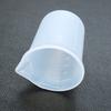 2Pcs 100ML Measuring Cup Clear Scales Pointed Diversion Port Anti-spill DIY No-rinse Silicone Measuring Cup ARI