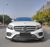 Совместимо с Mercedes-Benz E-Class W213 2016-2023, модифицированным задним спойлером AMG, передним сплиттером Brabus и комплектом передней губы.
