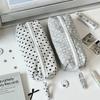 Портативная тканевая пенал-сумка для студентов Корейский стиль Точечный пенал Большая вместимость Модная канцелярия