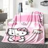1 шт. Плед Hello Kitty с именем Легкий фланелевый плед для дивана, кровати, путешествий, кемпинга, гостиной, офиса, дивана, кресла