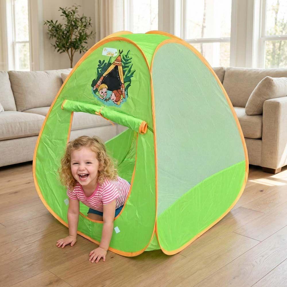 Princess Houses Children's Green Tent Toy Houses Foldable Toy Tents Family Playing