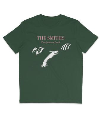The Smiths - The Queen Is Dead - Полный графический принт на обложке - Зеленый - Органическая футболка
