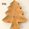 Decorative Wooden Fruit Bowl Christmas Tree Serving Tray, Candy Nut Dish, Xmas Tree?Shaped Snack Storage Rustic Home Table Decor Plate, Tabletop