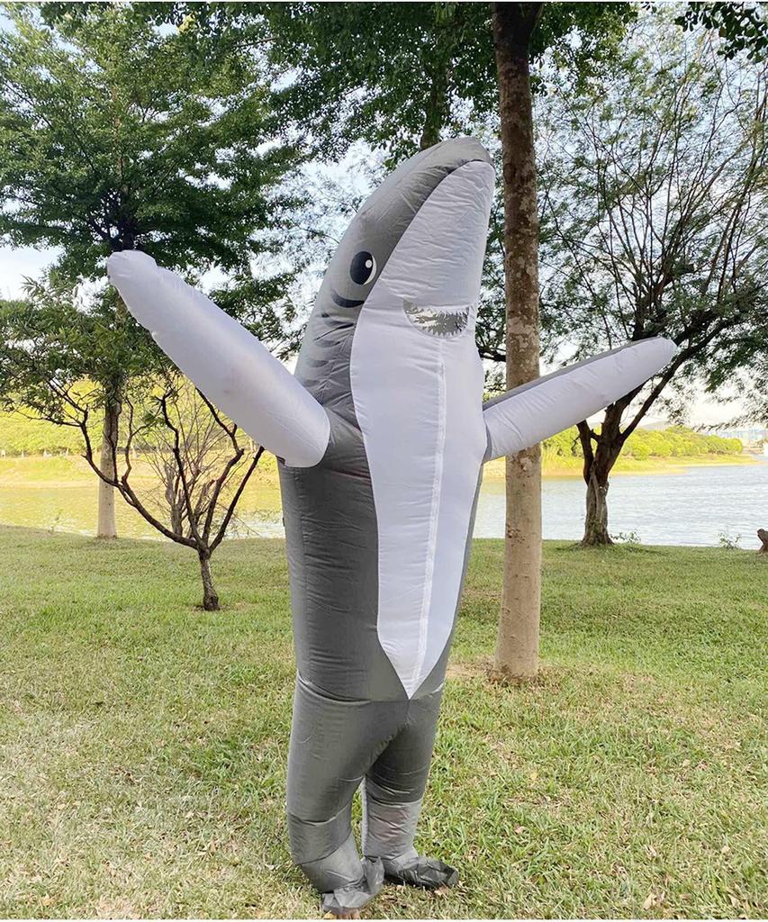 Надувной морской талисман на Хэллоуин: Костюм дельфина и акулы для косплея и фестивалей