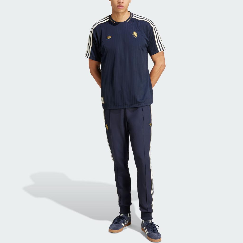 Adidas Оригинальные футболки Juventus Icon унисекс-топы Legend-Ink JF0458