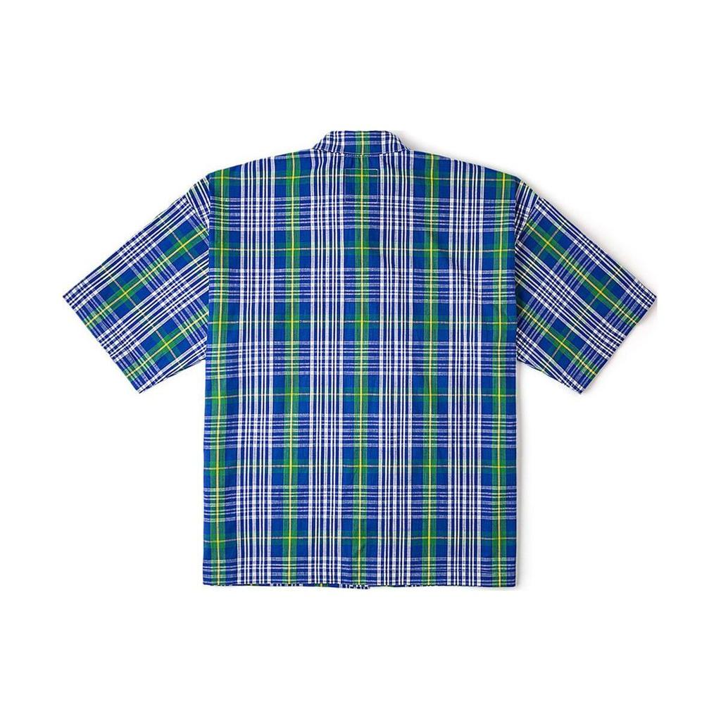 Vans Tokyo Design Collective Клетчатая повседневная удобная рубашка с коротким рукавом рубашки унисекс синяя клетка VN000H2RCYG