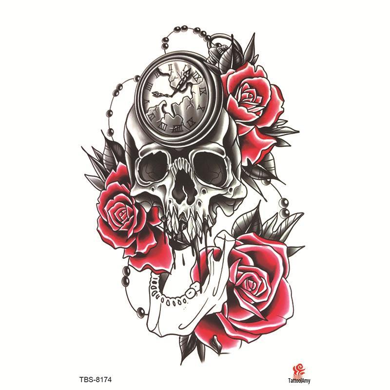 Водонепроницаемый набор тату-наклеек на всю руку с тотемными символами