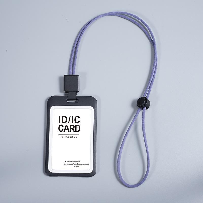 Прозрачный двусторонний выдвижной держатель для бейджа 'Осенний дождь'