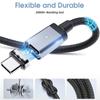 HdoorLink Кабель USB C PD 65 Вт, магнитный кабель USB типа C, кабель USB C к Lightning для iphone 15, 14, 13, 12, 11, магнитный кабель для телефона Samsung