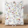 Snoopy Friends Adventure Blanket Soft Throw Blanket For Home Bedroom Bed Sofa Travel Office Solid Christmas Blanket