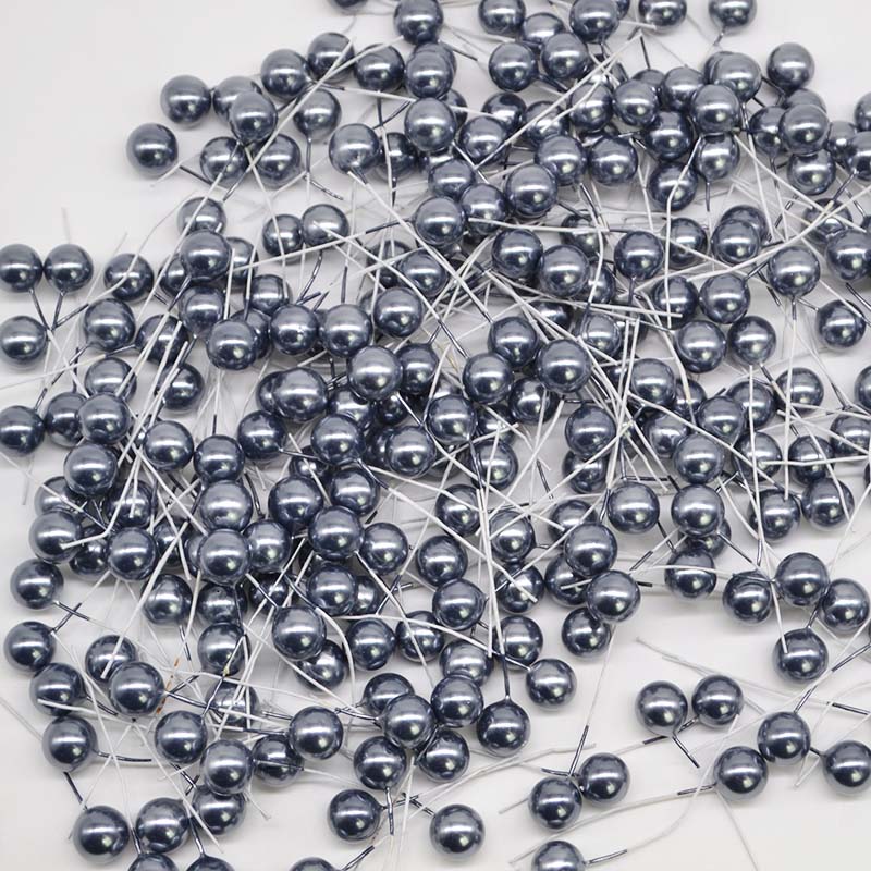 50-300 шт. жемчужные тычинки искусственные цветы маленькие ягоды вишня для свадебной вечеринки подарочная коробка рождественский венок своими руками украшения для дома