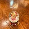 Christmas Snow Globe, Bear Figurine, Snowflake, Christmas Ornament, Home Decor, Gift, Mini Size, 6.5cm, XMS002-B, Delivery 100 Yen