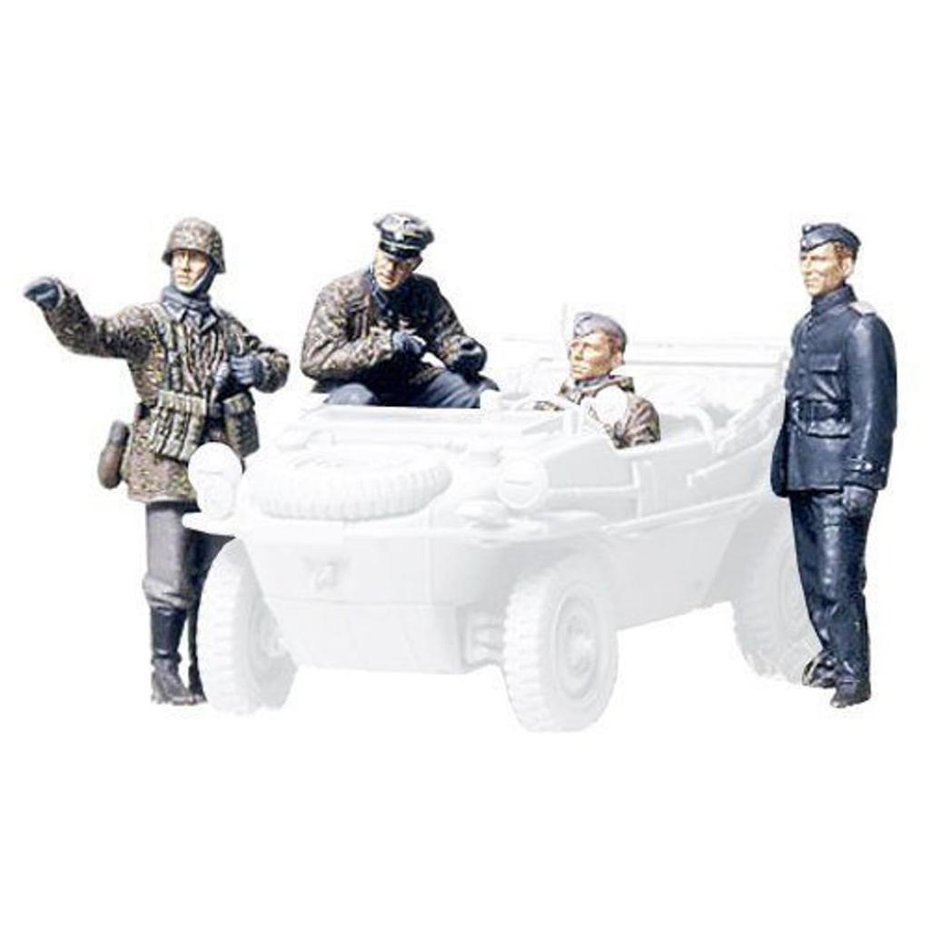 Tamiya 1/35 Military Miniature Series No. 253 German Army Tank Unit Frontline Reconnaissance Team Plastic Model 35253