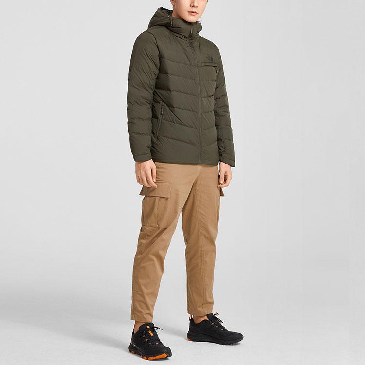 The North Face Городская Исследовательская Пуховая Куртка Зимняя Мужская Зеленая NF0A7QPK-21L