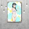 Oshiete galko chan мультфильм Винтажные Металлические Жестяные Знаки Постеры Декор Ретро Металлическая Табличка Настенное Искусство Декор для Гаража Бара