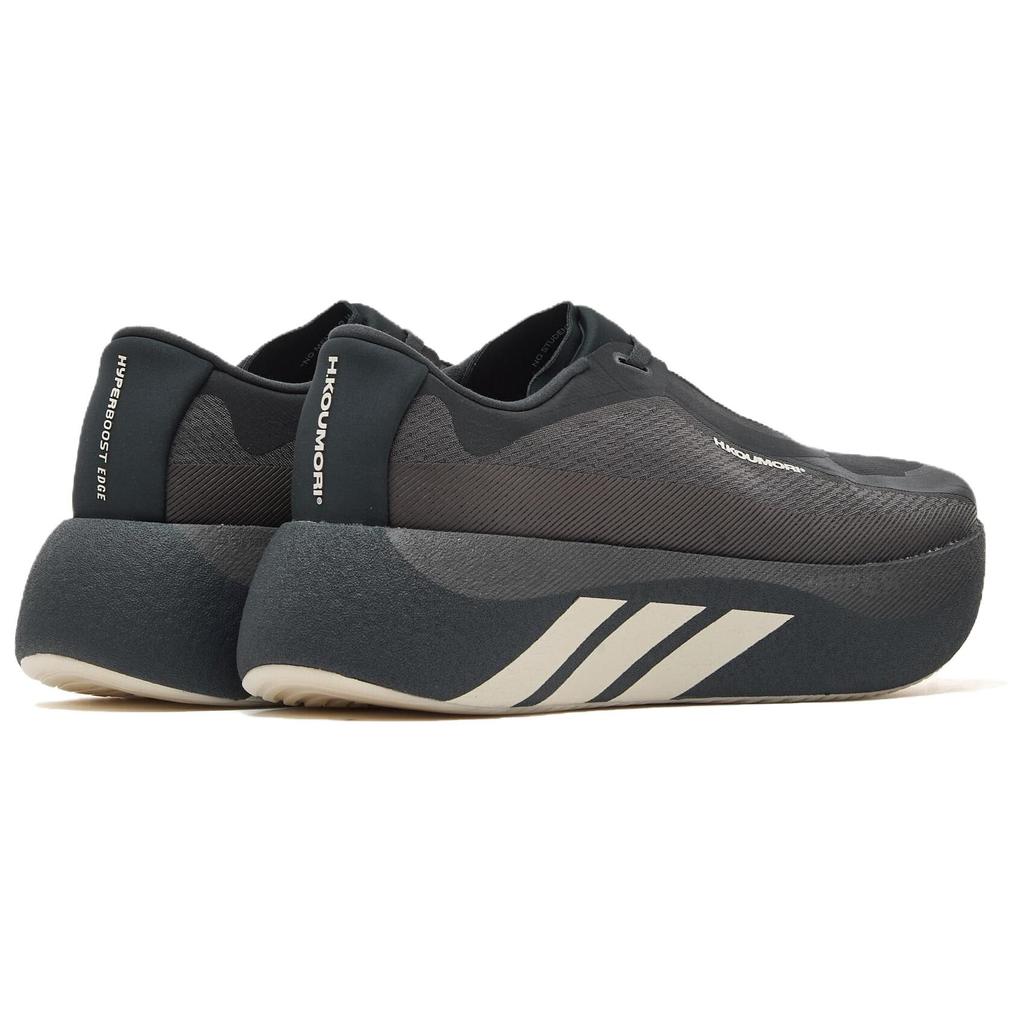 Мужские кроссовки H.KOUMORI X Adidas Hyperboost Edge Беговые кроссовки Мужские Низкие Черные