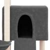 Scratching Post with Sisal Scratching Posts Dark Grey 96 cm