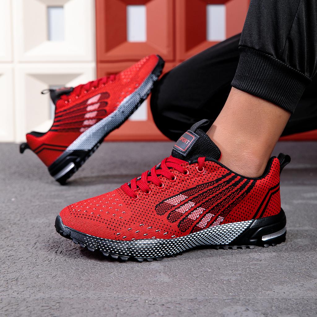 Yrzl Mens Athletic Shoes Lightweight Sports Sneakers For Comfortable Athletic Shoes Non Slip Outdoor Training Walking Footwear